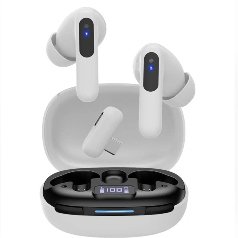 Wireless Earbuds Bluetooth with Charging Case - Gray